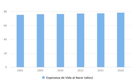 Esperanza de Vida al Nacer a nivel regional 2002 – 2020