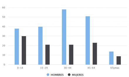 Demografía Ollagüe 2020 Sexo/Edad