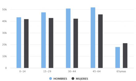 Demografía Antofagasta 2020 Sexo/Edad