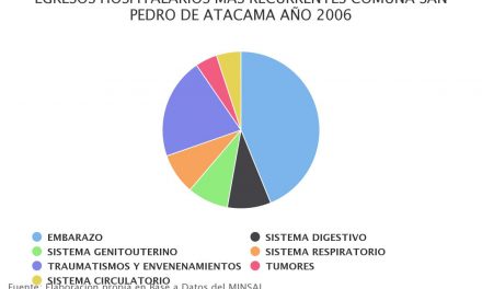 Egresos hospitalarios más recurrentes comuna Atacama 2006