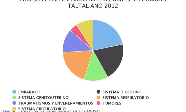 Egresos hospitalarios más recurrentes comuna TalTal 2012