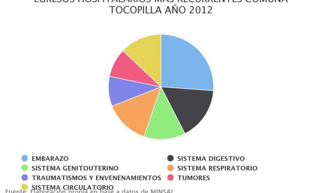 Egresos hospitalarios más recurrentes comuna Tocopilla 2012
